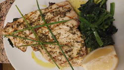 Savory Perfection Grilled Swordfish and Spinach